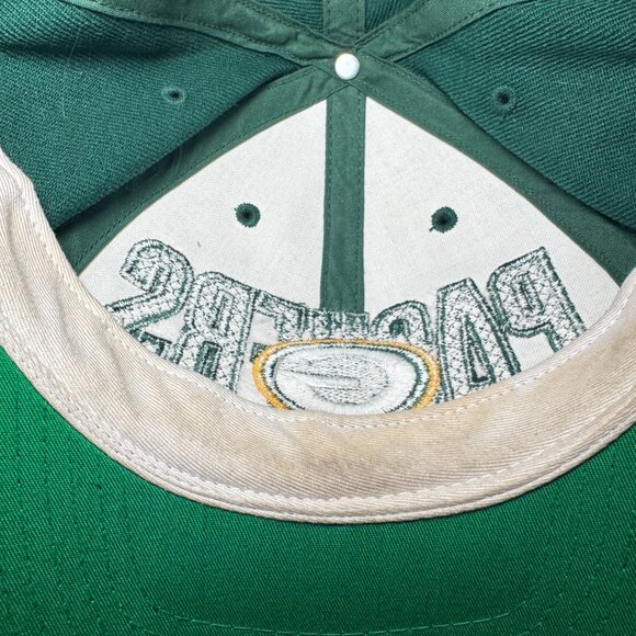 NFL Packers American Needle Raised Embroidered Green Snap Back - Picture 7 of 9